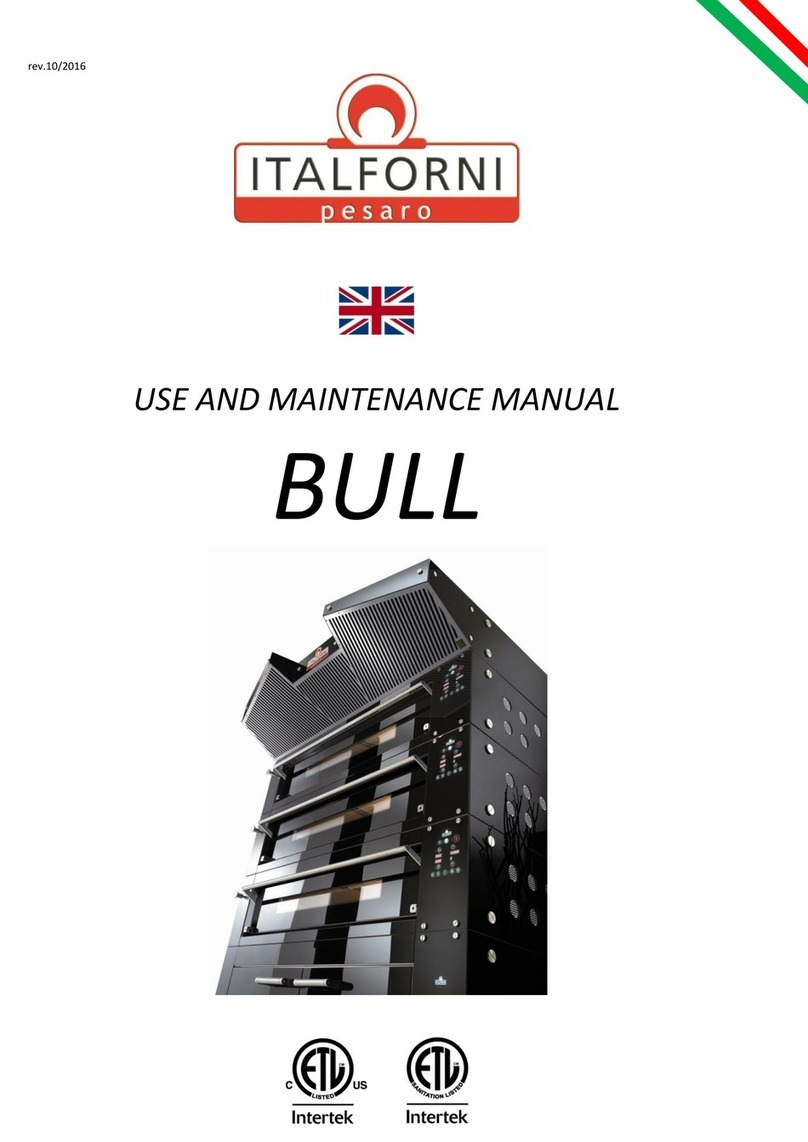 Italforni BULL Series Use and maintenance manual