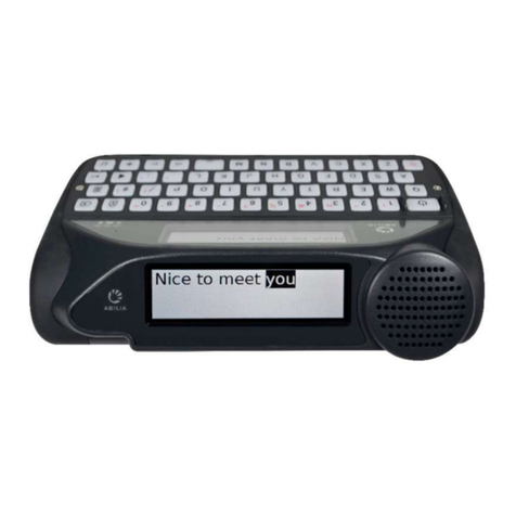 Abilia Lightwriter SL50 User manual