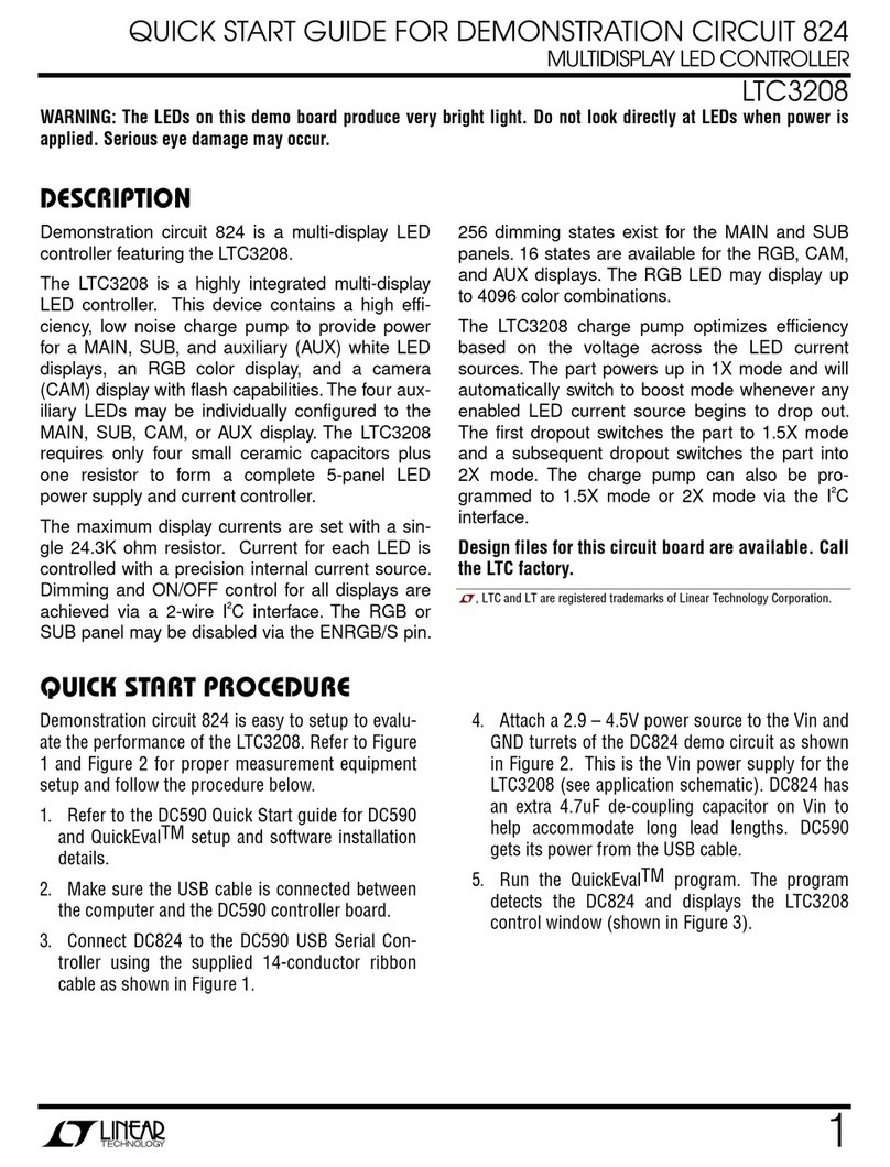 Linear Technology 824 quick start guide