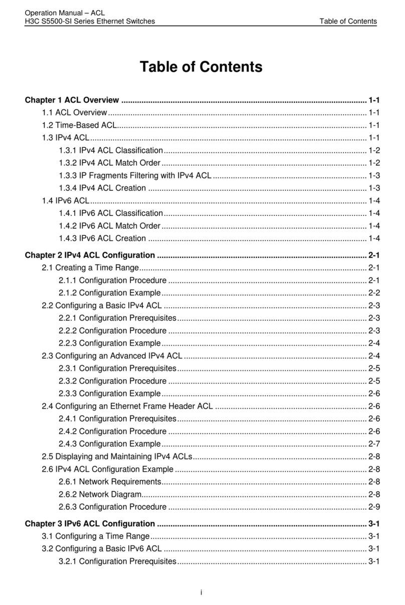 H3C S5500-SI Series Operation manual