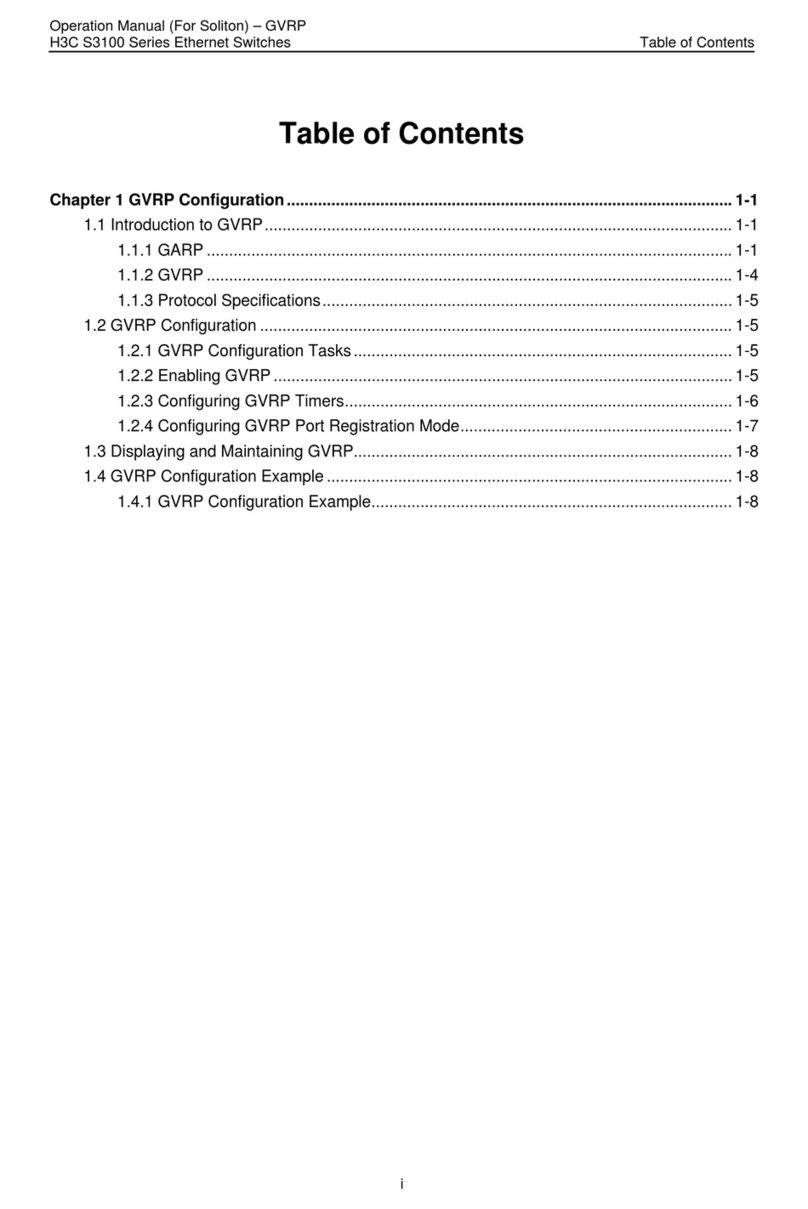 H3C S3100 Series Operation manual