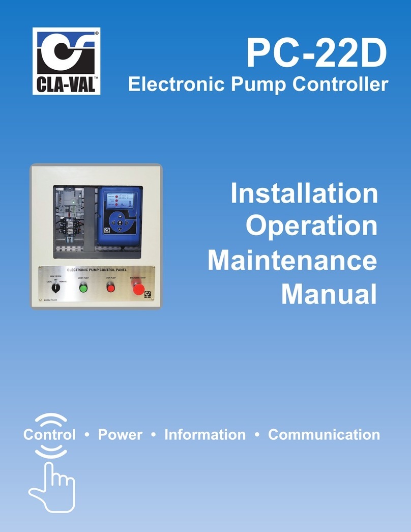 CLA-VAL PC-22D Installation, operation & maintenance manual