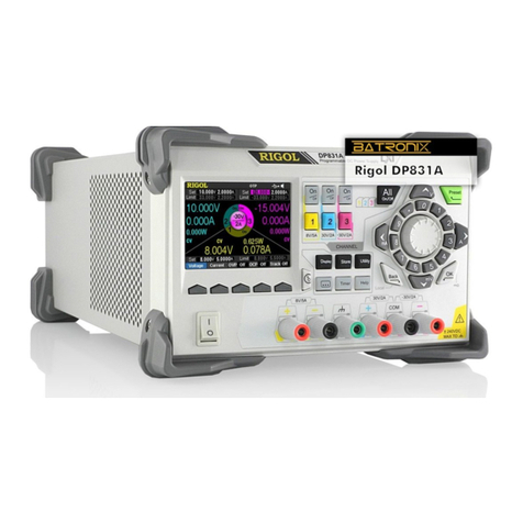 Rigol DP800 Series Operating instructions