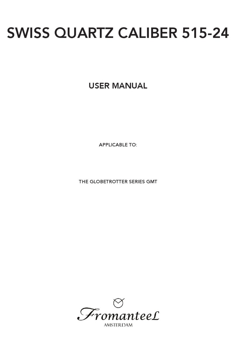 FROMANTEEL GLOBETROTTER GMT SERIES User manual