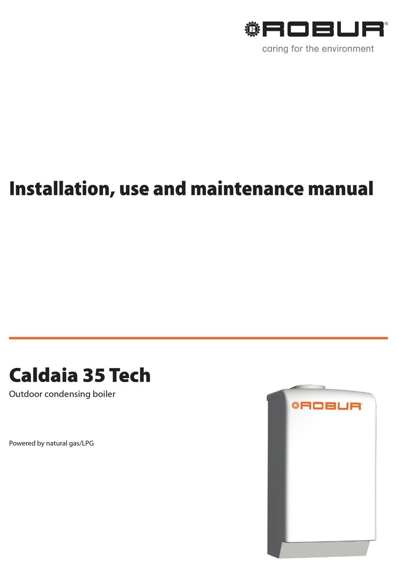 Robur Caldaia 35 Tech Service manual
