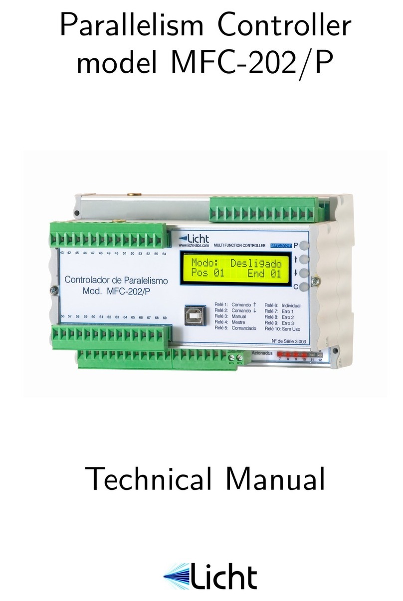 Licht MFC-202/P Technical manual