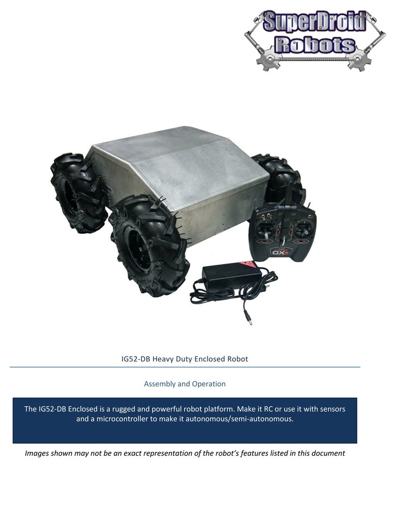 SuperDroid Robots IG52-DB Assembly and operation