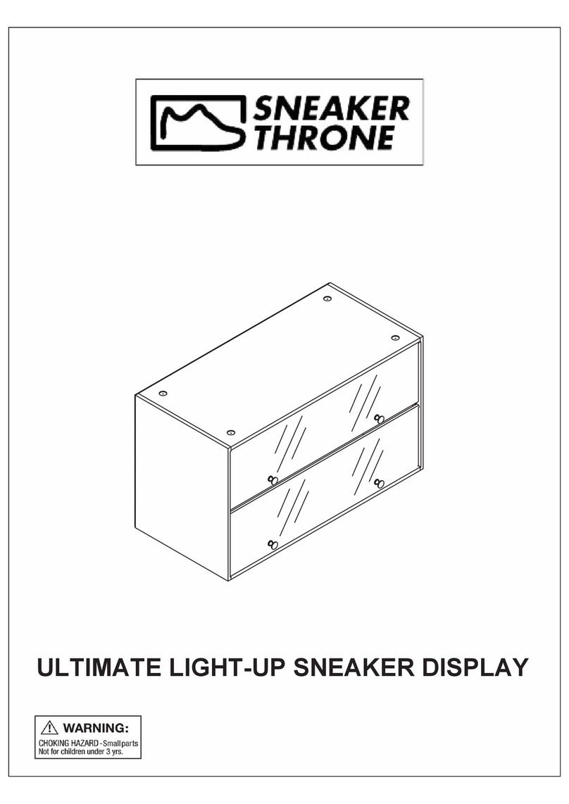 SNEAKER THRONE The Sneaker Throne manual