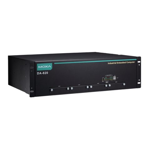 Moxa Technologies DA-820-C8-SP-HV User manual