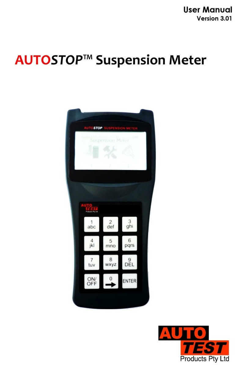 AutoTest AUTOSTOP user manual
