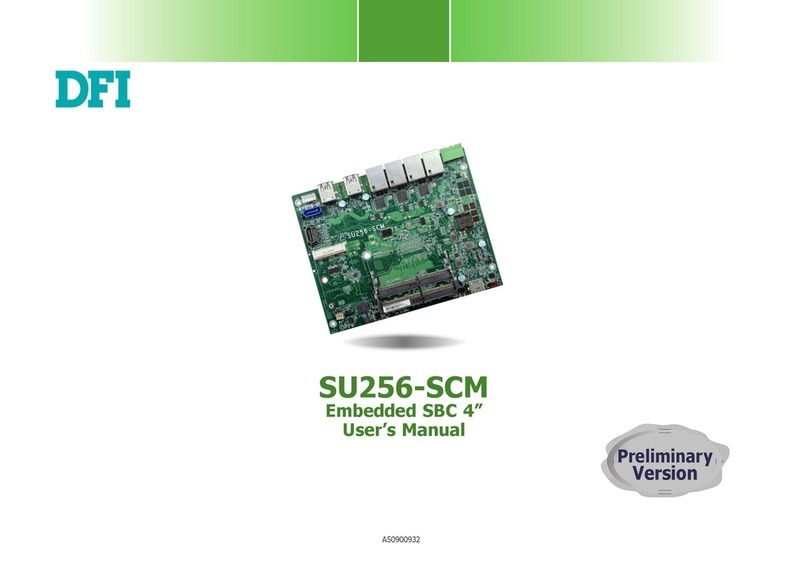 DFI SU256-SCM User manual