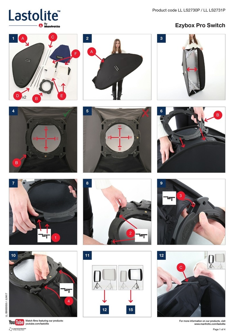 Manfrotto Lastolite Ezybox Pro Switch User manual