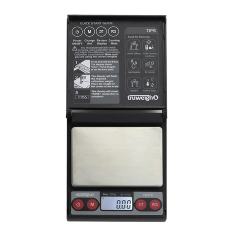 Truweigh Note User manual