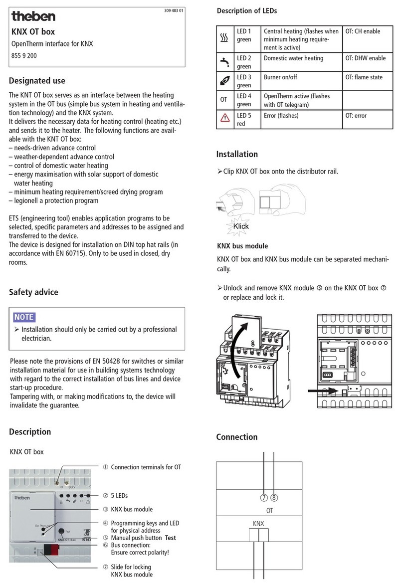 Theben KNX OT box manual