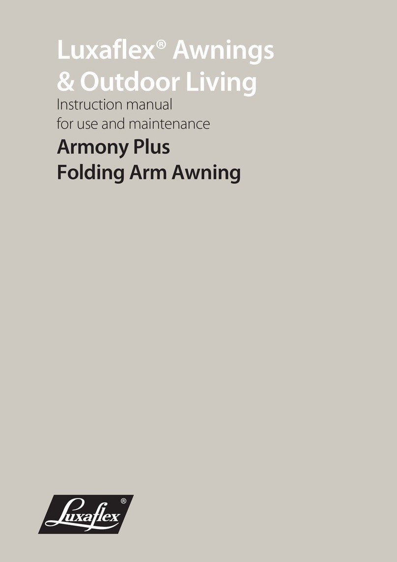 LuxaFlex Armony Plus Instruction manual for use and maintenance