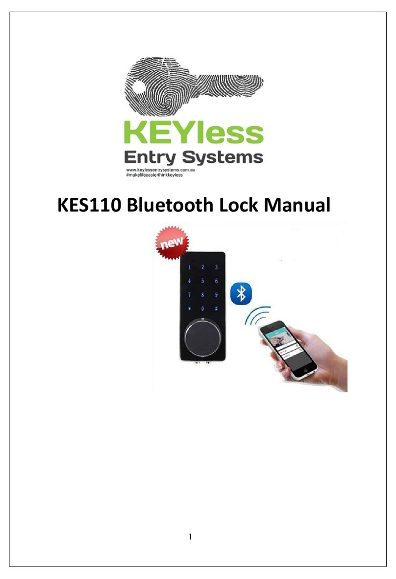 Keyless Entry KES110 manual