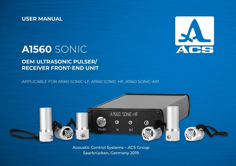 ACS A1560 SONIC Series user manual