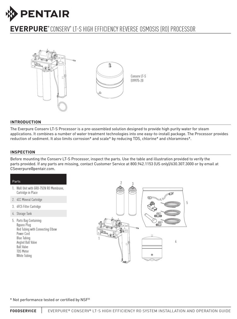 Pentair EVERPURE CONSERV  LT-S manual