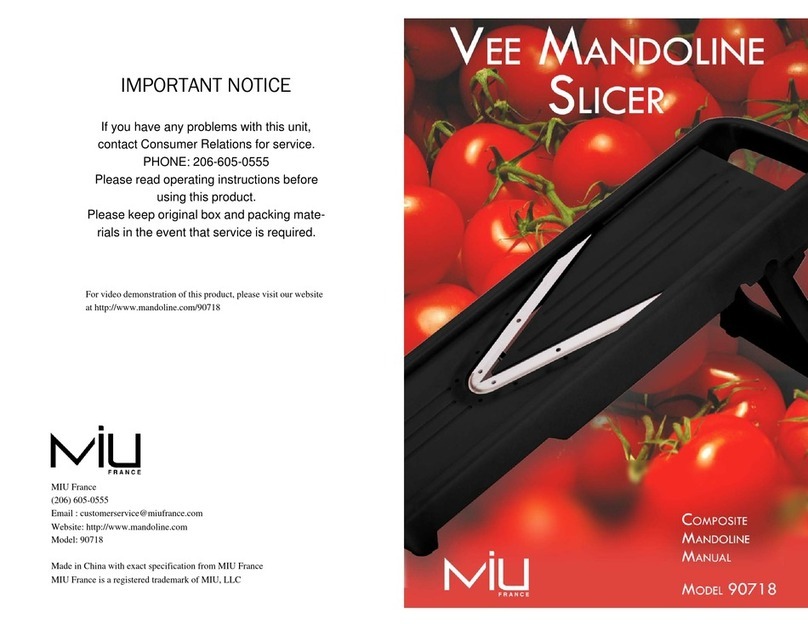 MIU France 90718 User manual