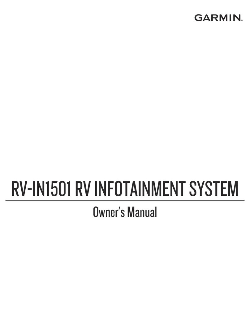 Garmin RV-IN1501 owner's manual