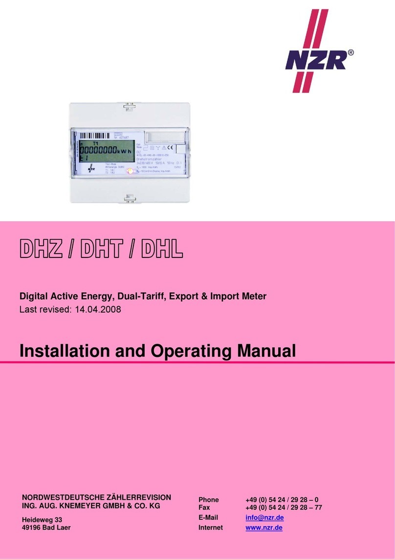 NZR DHZ Series Installation and operating manual NZR DHZ Series Installation and operating manual
