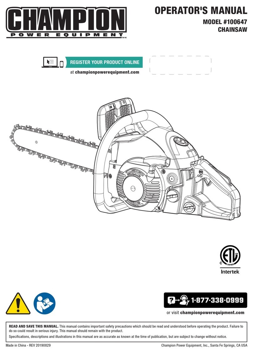 Champion 100647 User manual