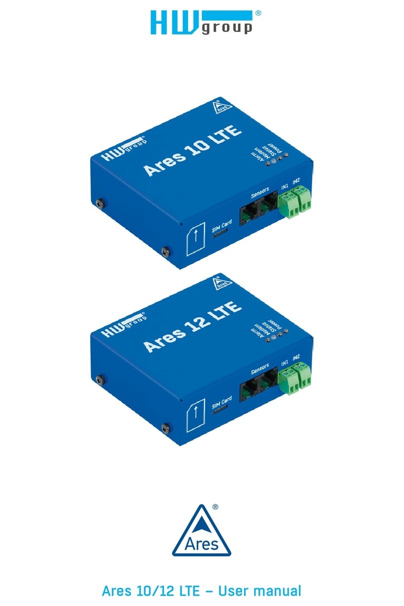 HW Group Ares LTE Series User manual