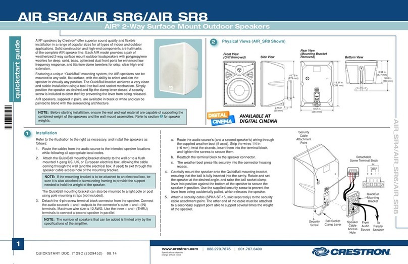 Crestron Air Series User manual