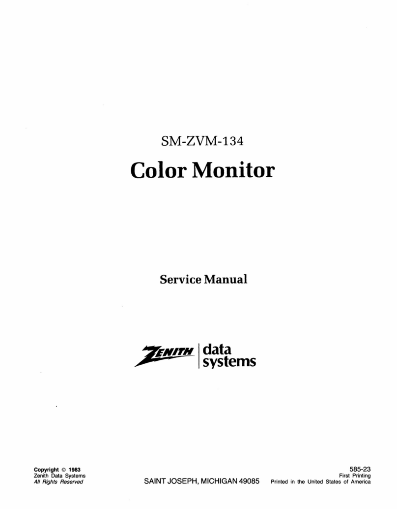 Zenith Data Systems SM-ZVM-134 User manual