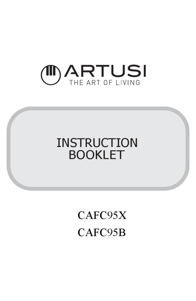 Artusi CAFC95X User manual Artusi CAFC95X User manual