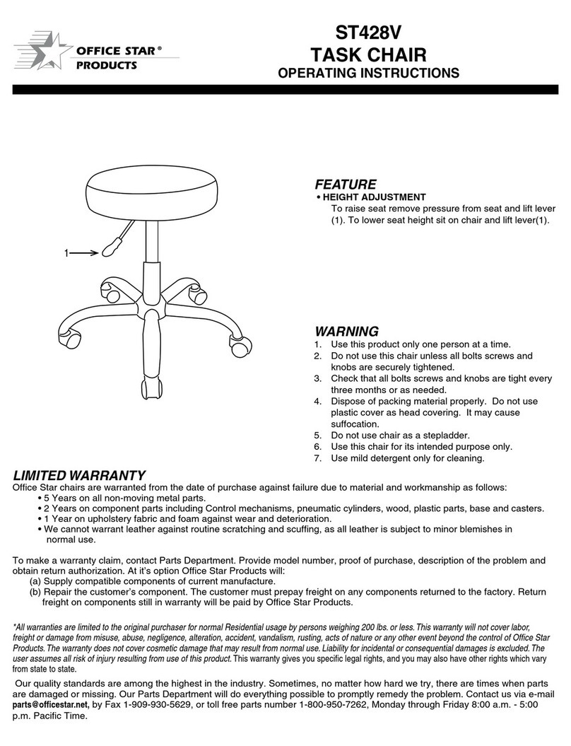 Office Star Products ST428V operating instructions Office Star Products ST428V operating instructions