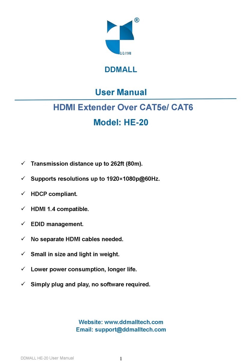 DDMALL HE-20 user manual