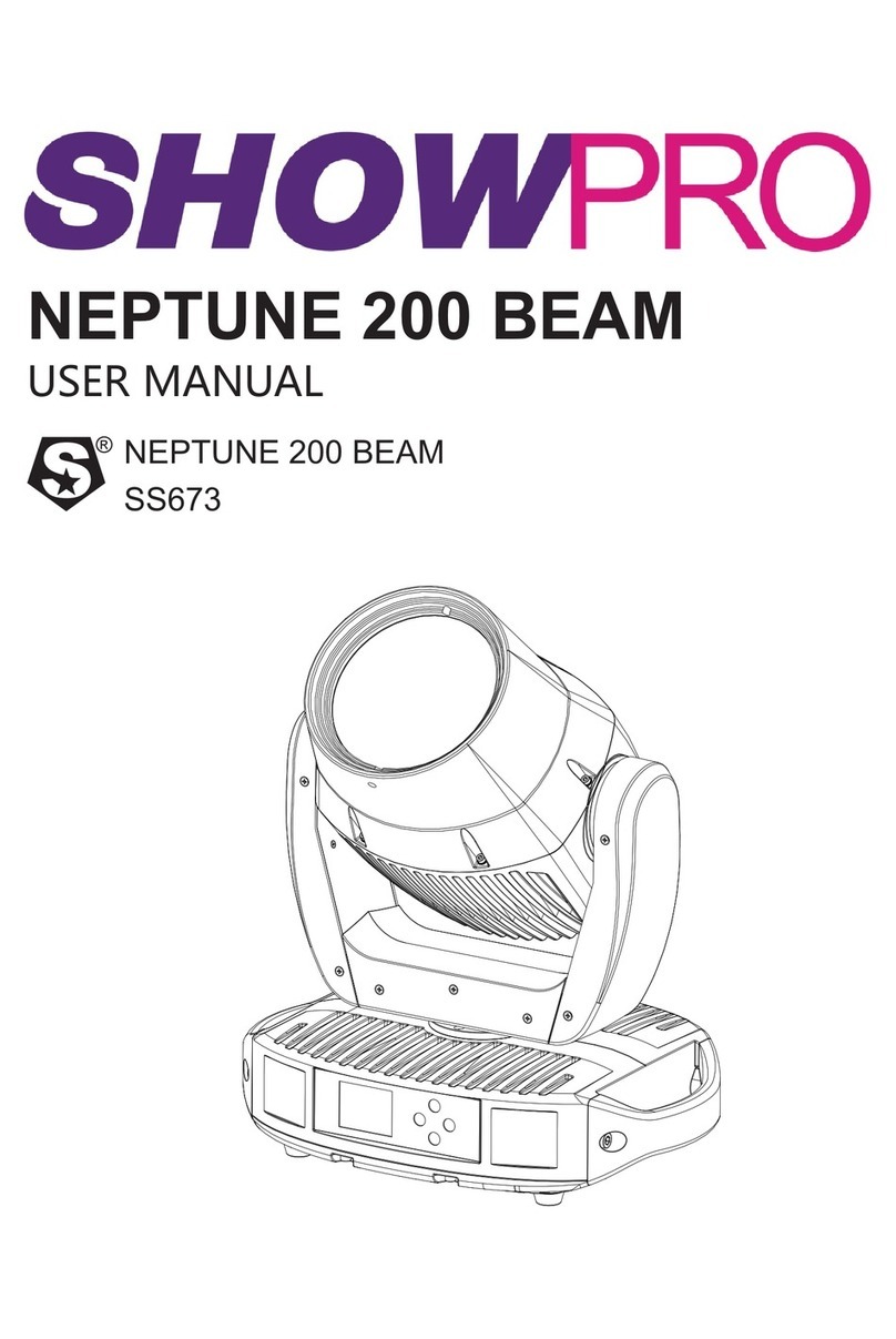 ShowPro NEPTUNE 200 BEAM user manual