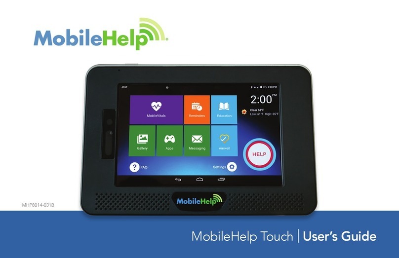 MobileHelp Touch User manual