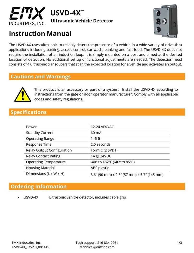 EMX Industries USVD-4X instruction manual