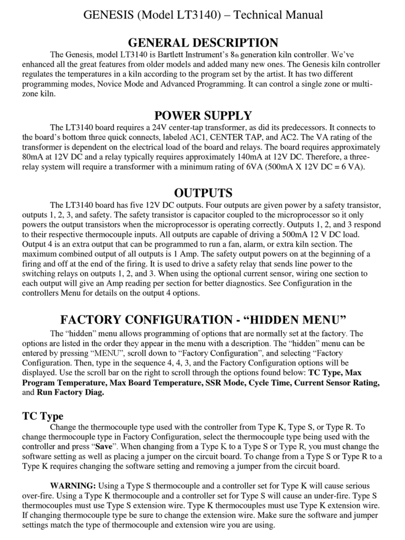 Bartlett Genesis LT3140 User manual