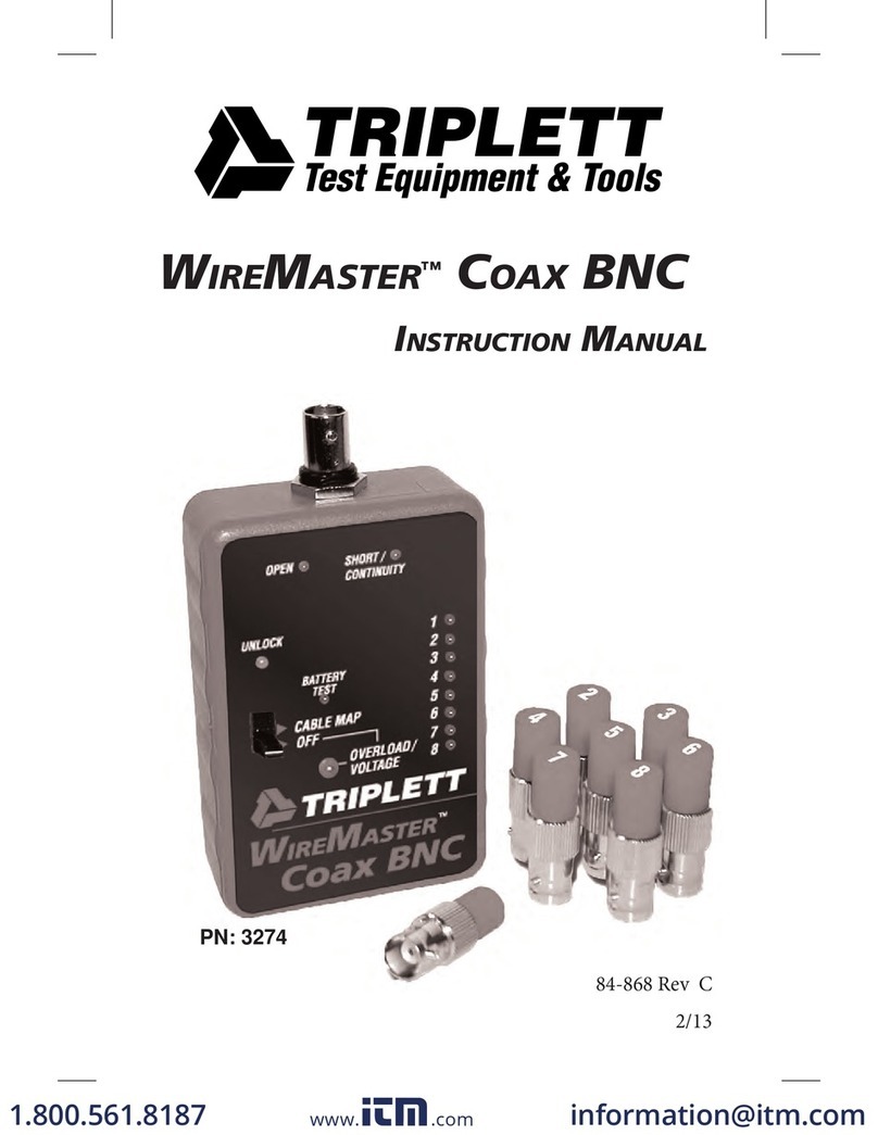 Triplett WIREMASTER instruction manual