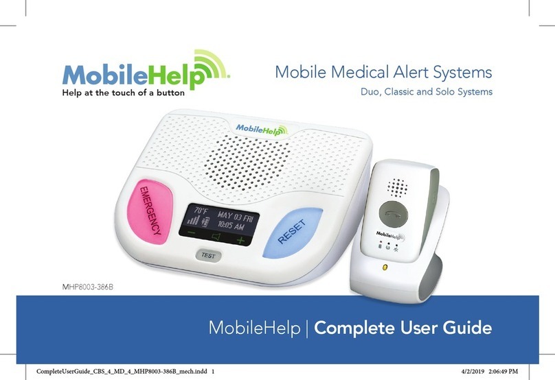 MobileHelp Cellular DUO System User manual MobileHelp Cellular DUO System User manual