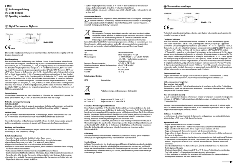 Kerbl BigScreen 2130 operating instructions
