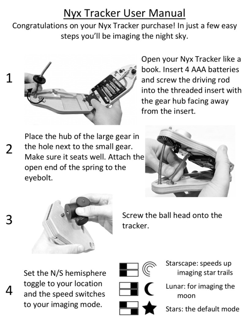 Nyx Tech Nyx Tracker user manual