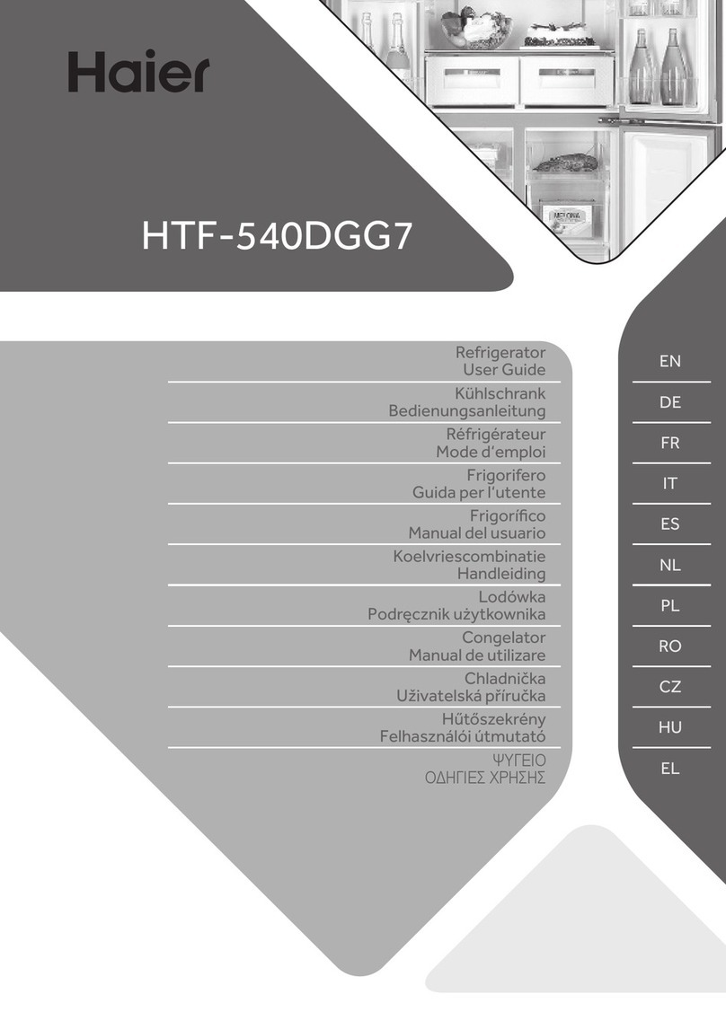 Haier HTF-540DGG7 User manual