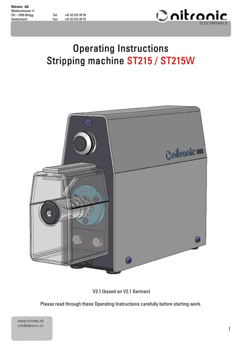 Nitronic ST215W operating instructions