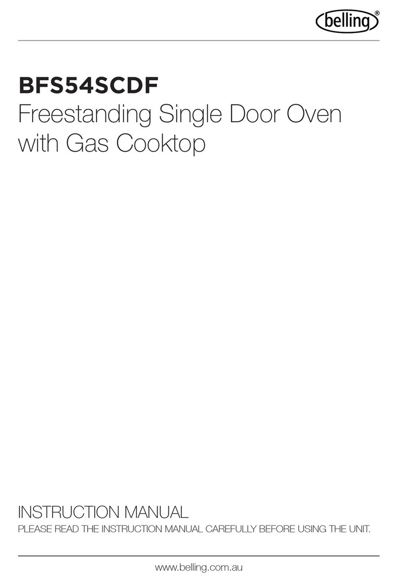 Belling BFS54SCDF instruction manual