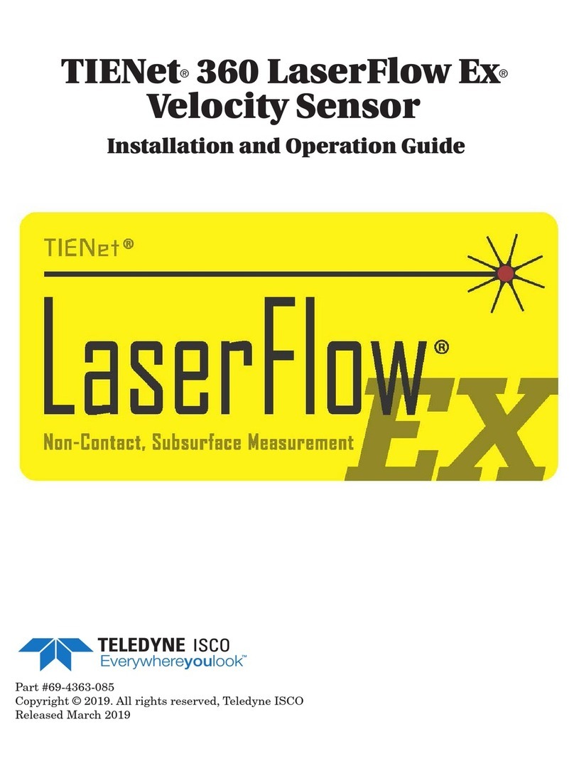 Teledyne TIENet 360 LaserFlow Ex Operating instructions
