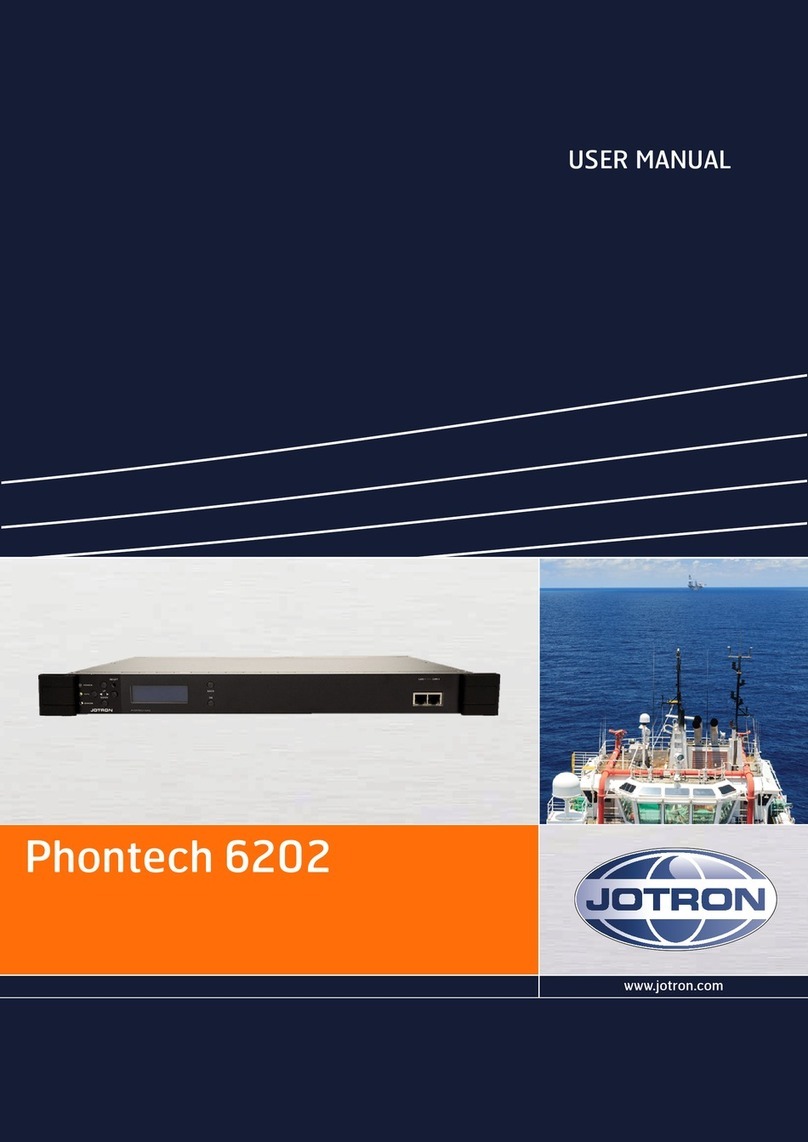 jotron Phontech 6202 User manual jotron Phontech 6202 User manual