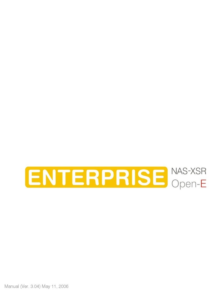 Open-E NAS-XSR ENTERPRISE manual