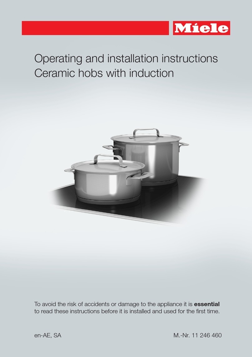 Miele KM 6639-1 User manual