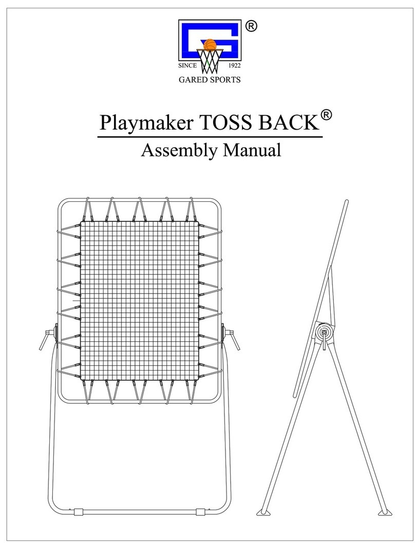 Gared Sports Playmaker TOSS BACK Assembly manual