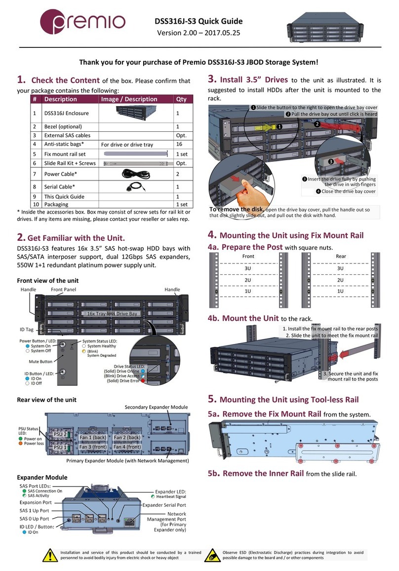 Premio DSS316J-S3 quick guide