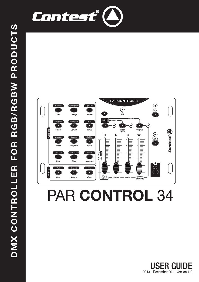 Contest PAR CONTROL 34 User manual